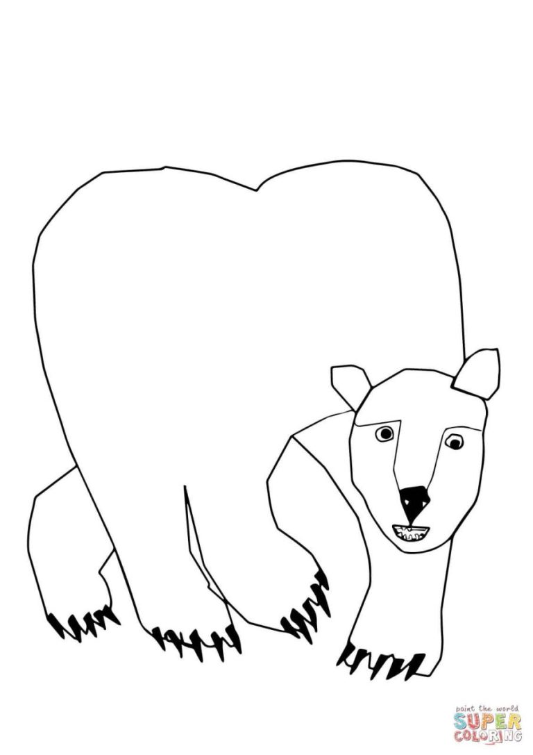 Polar Bear Coloring Pages