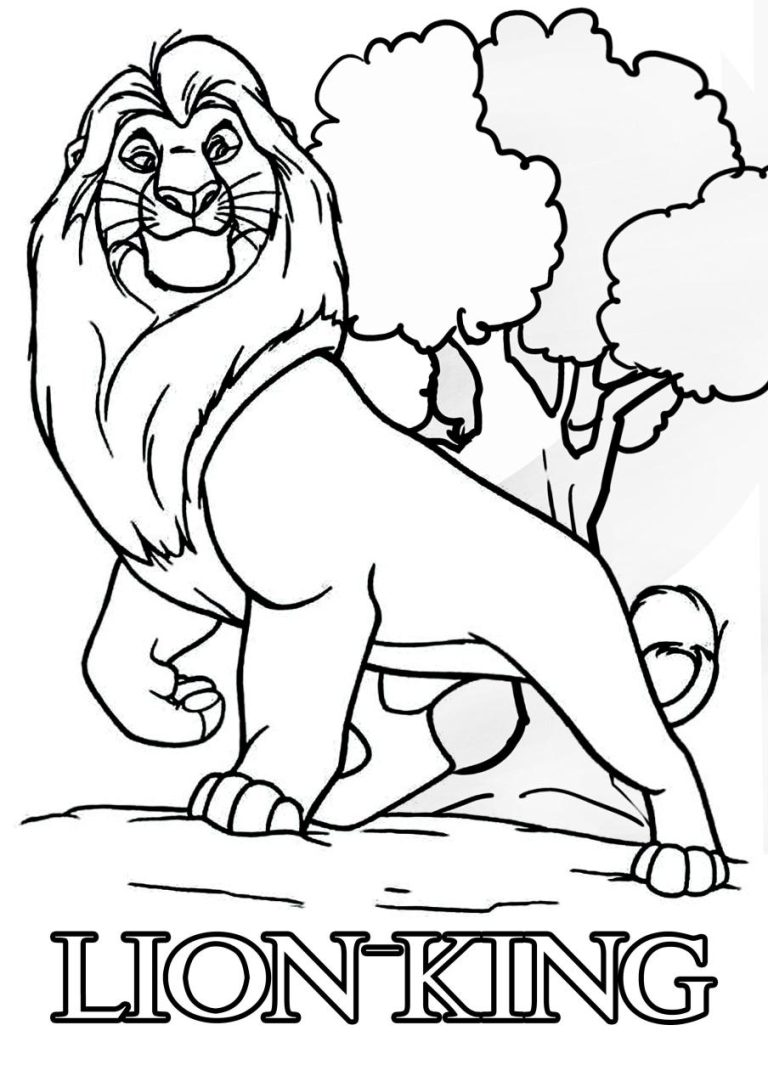 Lion King Coloring Pages