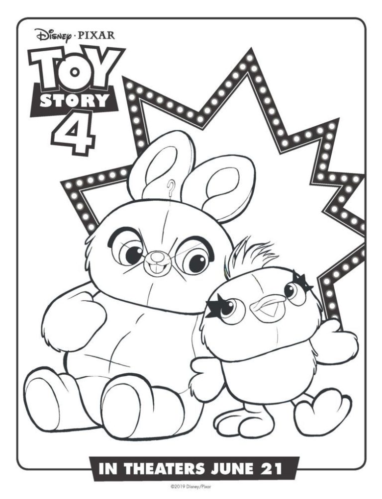 Toy Story 4 Coloring Pages