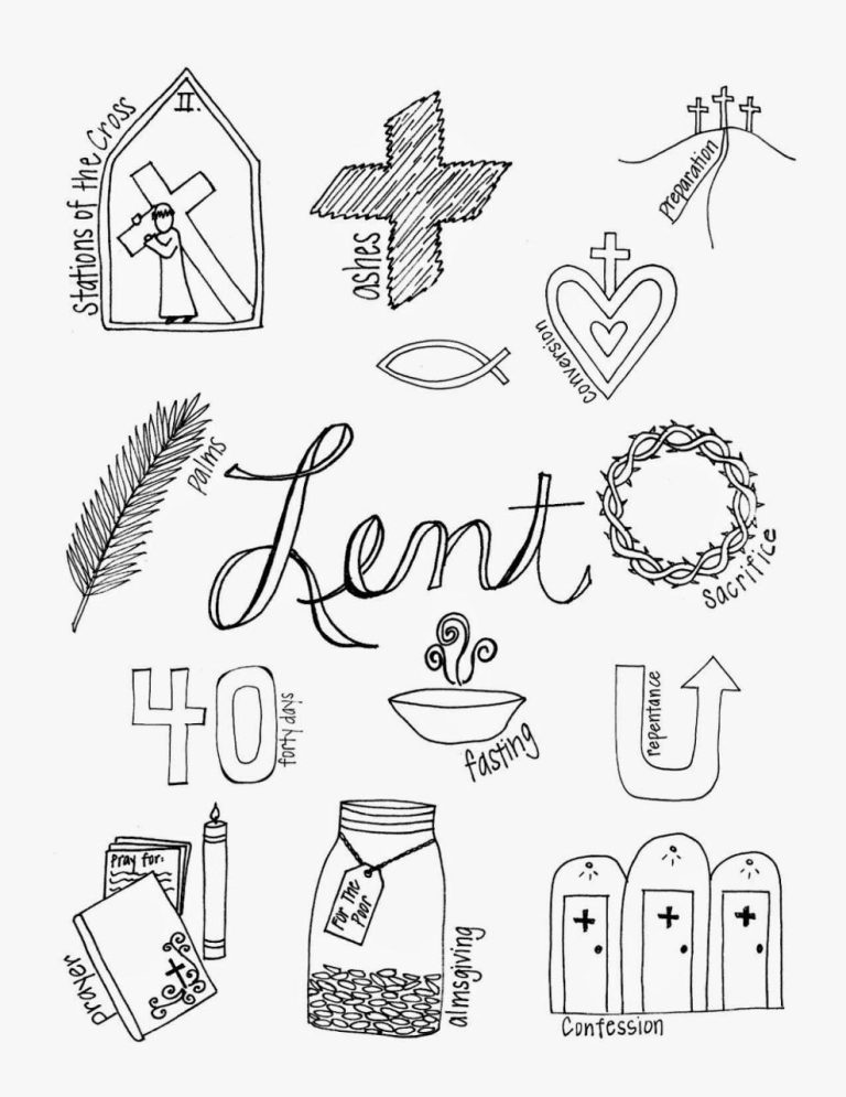 Lent Coloring Pages