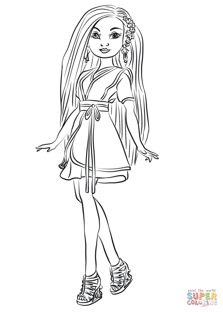 Descendants 2 Coloring Pages