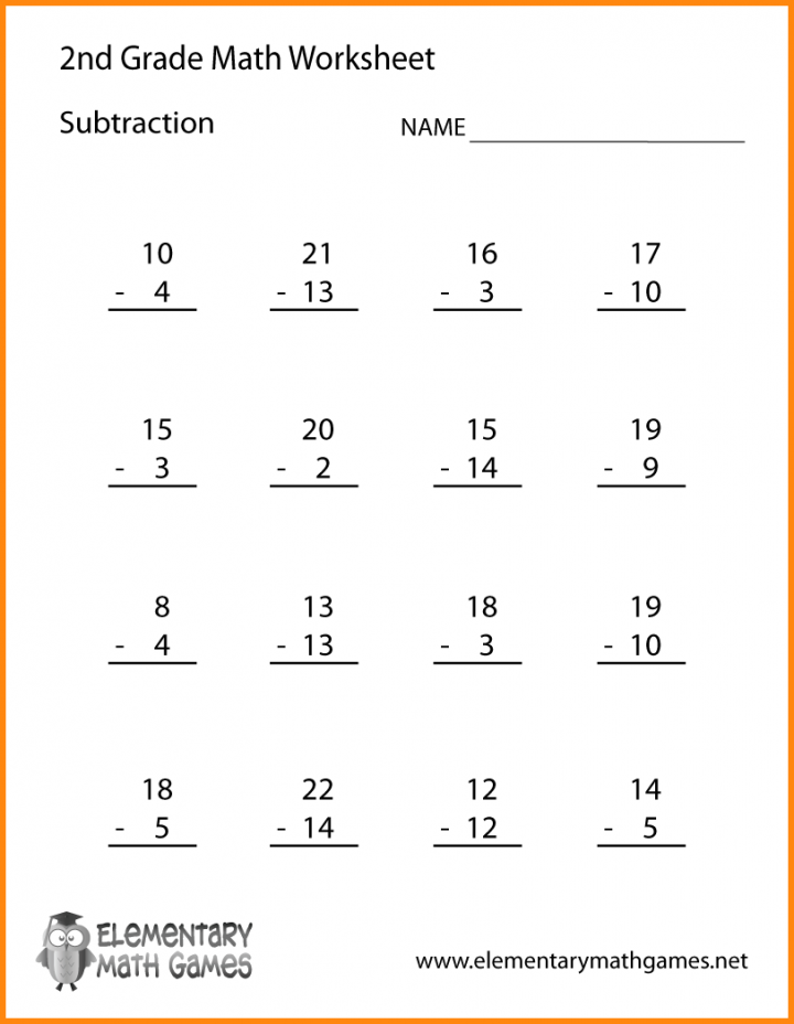 Free Printable Math Worksheets For 2nd Grade