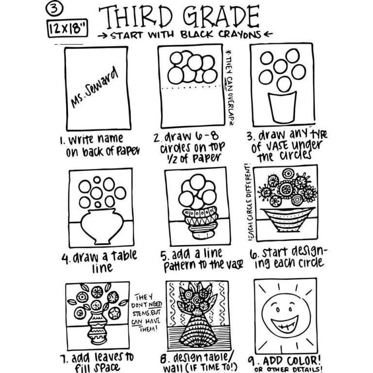 Art Worksheets For 2nd Grade