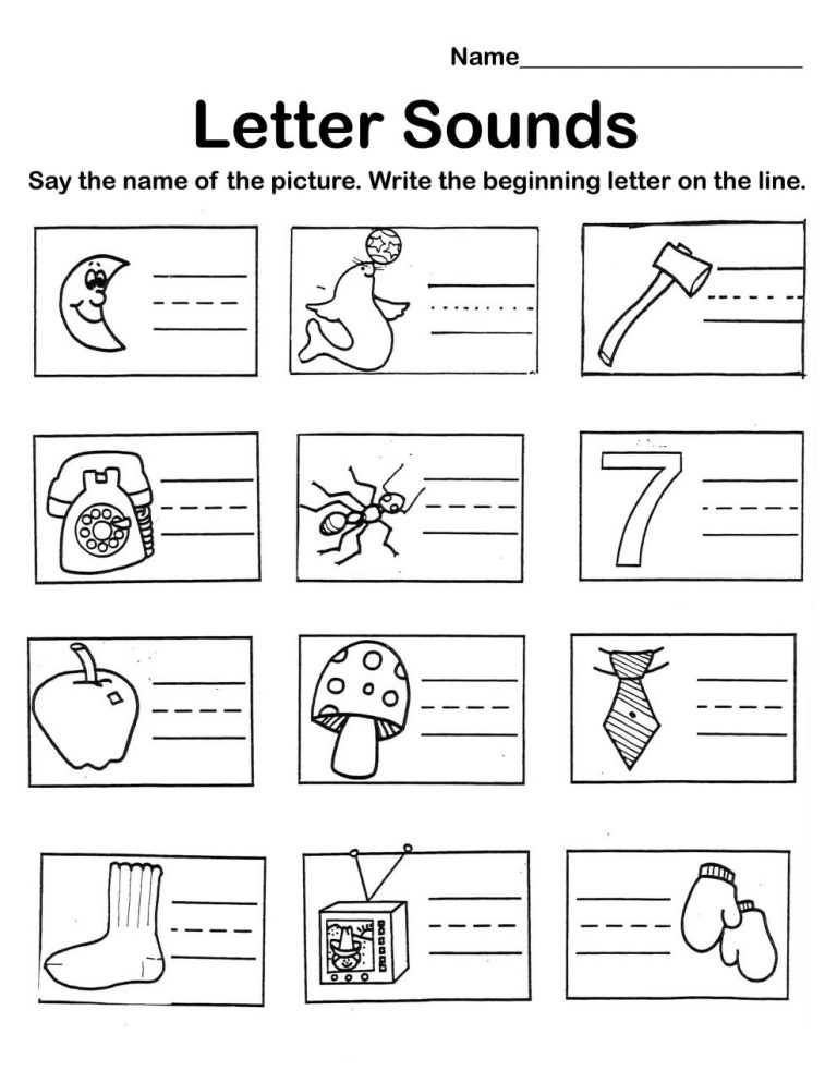 Letter A Worksheets For Preschool