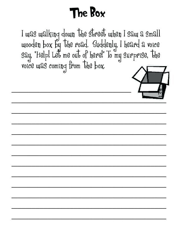 Writing Sheets For 2nd Grade