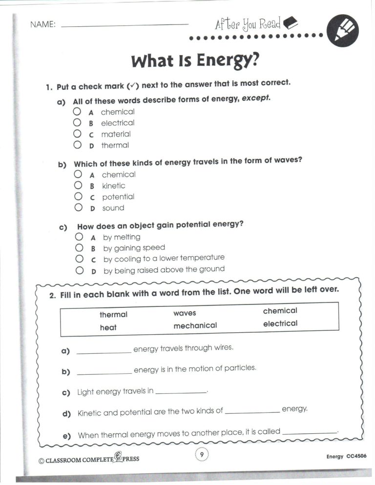 K12 Learning Worksheets