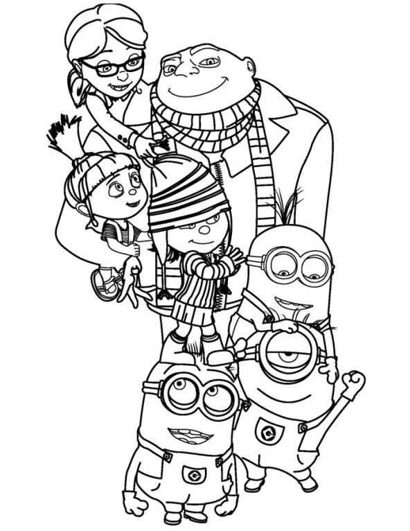 Despicable Me Coloring Pages