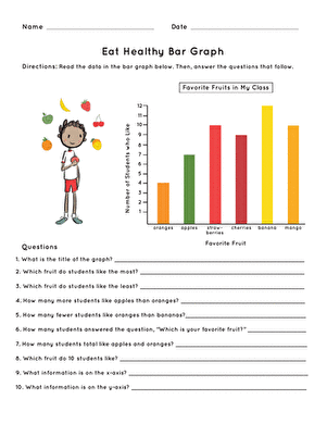 Bar Graph Worksheets Free