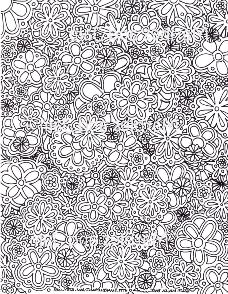 Printable Complex Coloring Pages