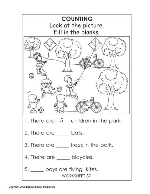 Printable Kindergarten Worksheets Fun