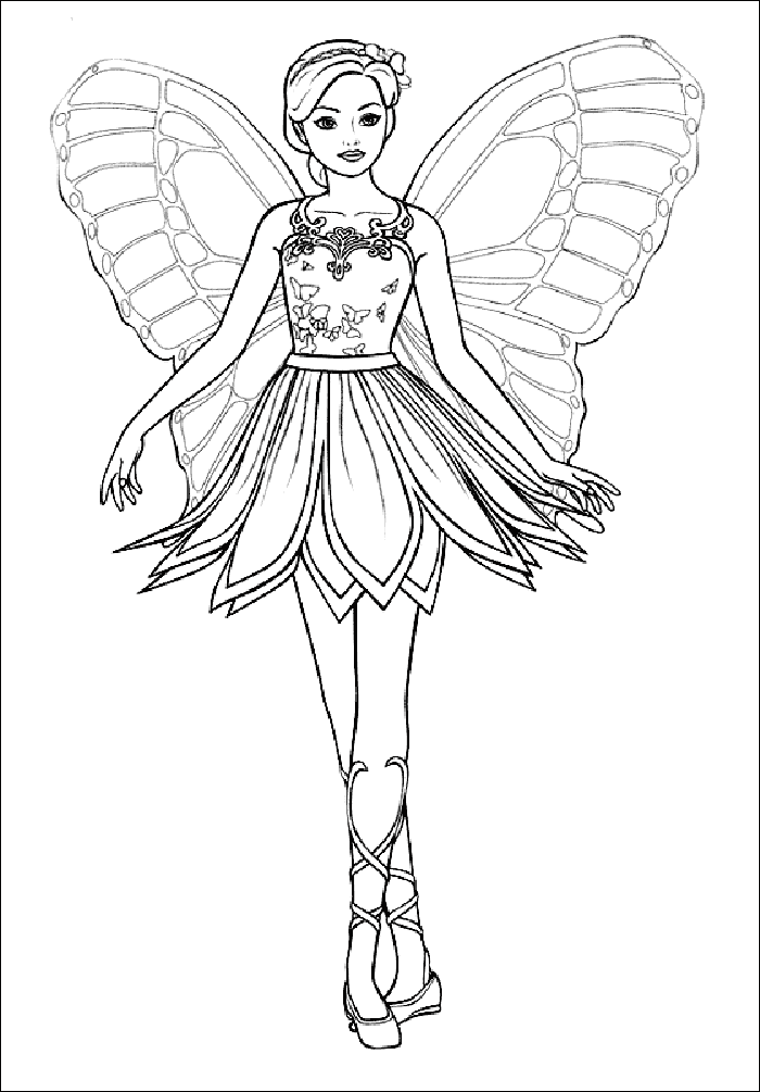 Fairy Coloring Pages Printable