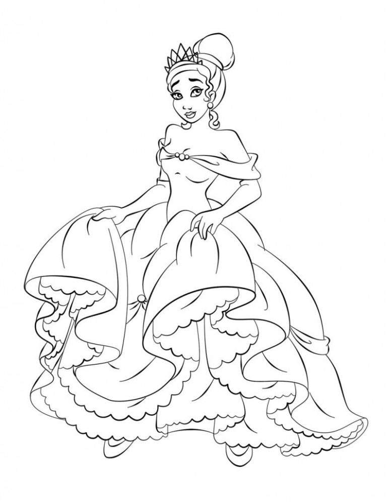 Free Princess Coloring Pages