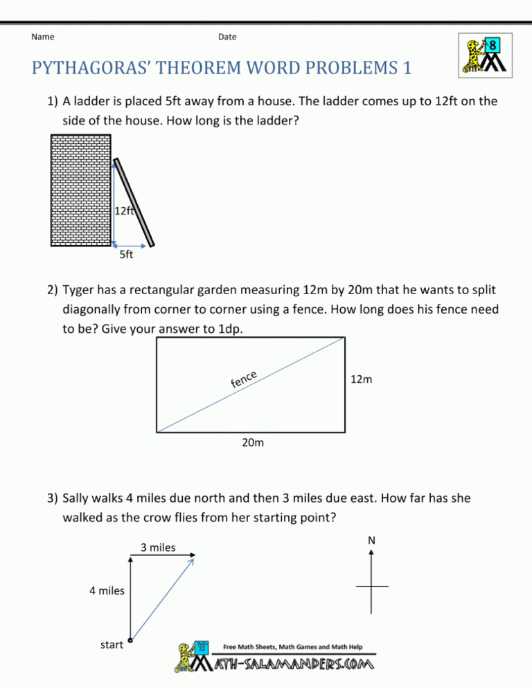 Right Triangle Trigonometry Worksheet Word Problems