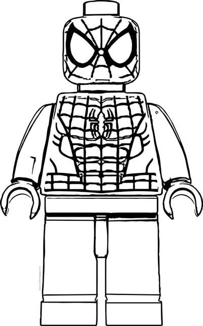 Lego Spiderman Coloring Pages