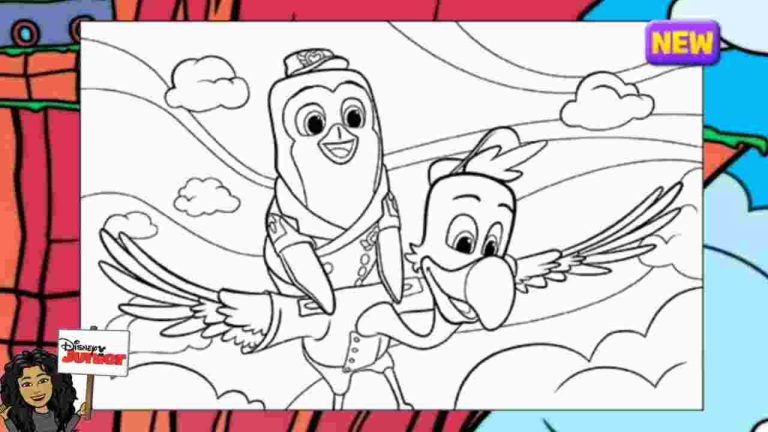 Disney Junior Coloring Pages