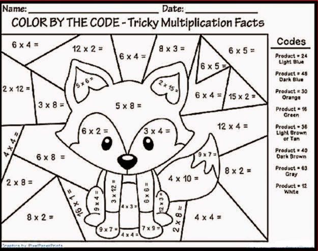 Fun Multiplication Worksheets 4th Grade