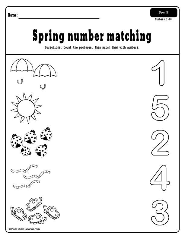 Pre K Worksheets Printable