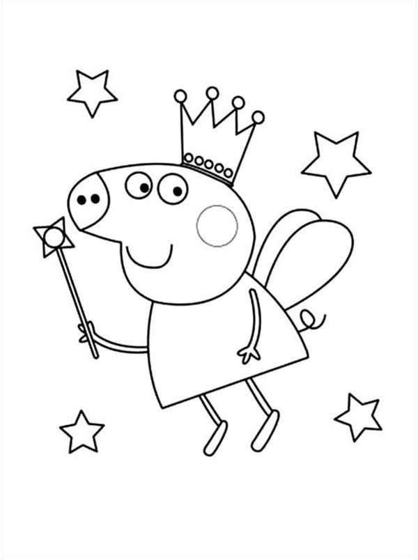 Peppa Pig Pictures To Colour