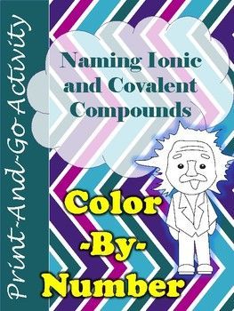 Ionic And Covalent Bonds Worksheet Coloring