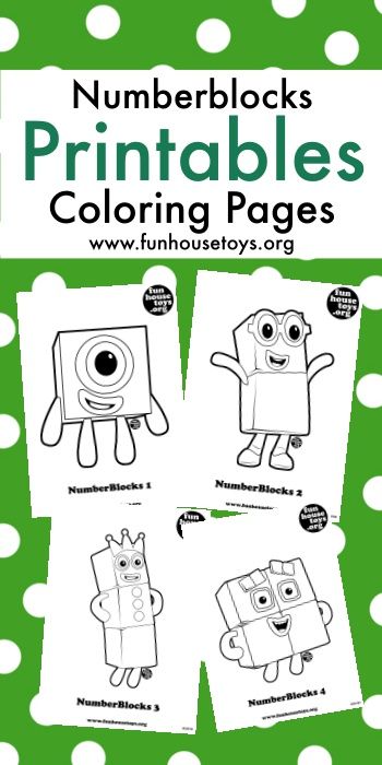 Numberblocks Printables