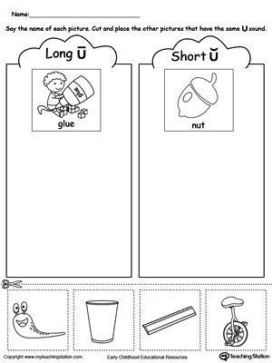 Long Vowel Sounds Worksheets Free Printable