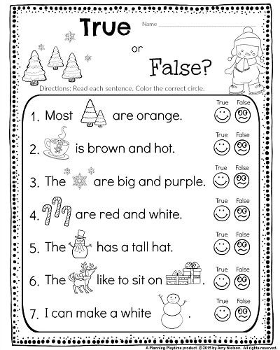 Kindergarten Printables