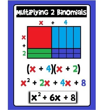 Foil Multiplying Binomials Worksheet