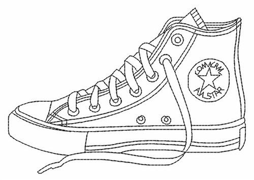 Shoes Coloring Pages