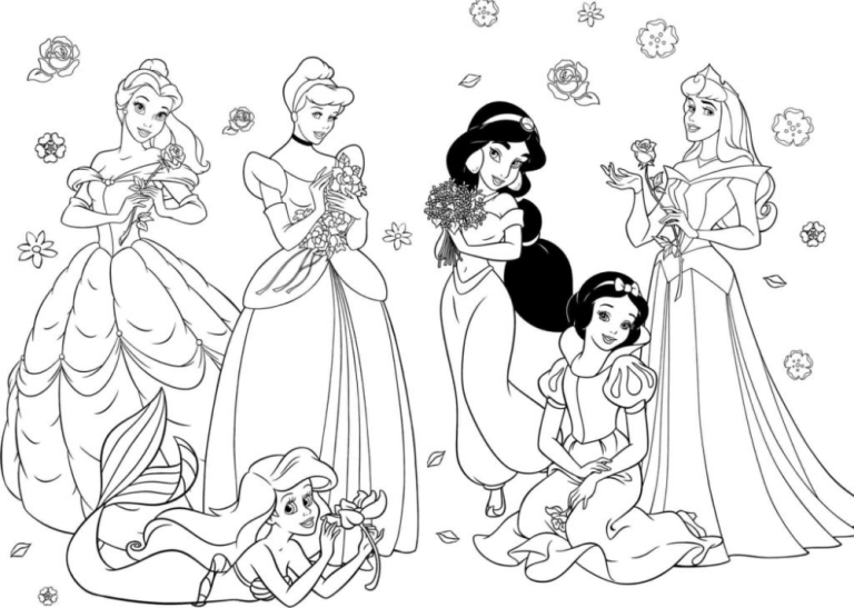 Disney Princess Colouring Book