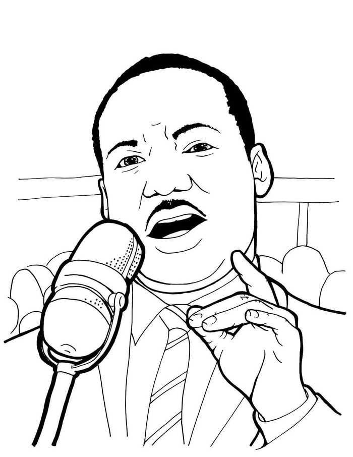 Mlk Coloring Pages