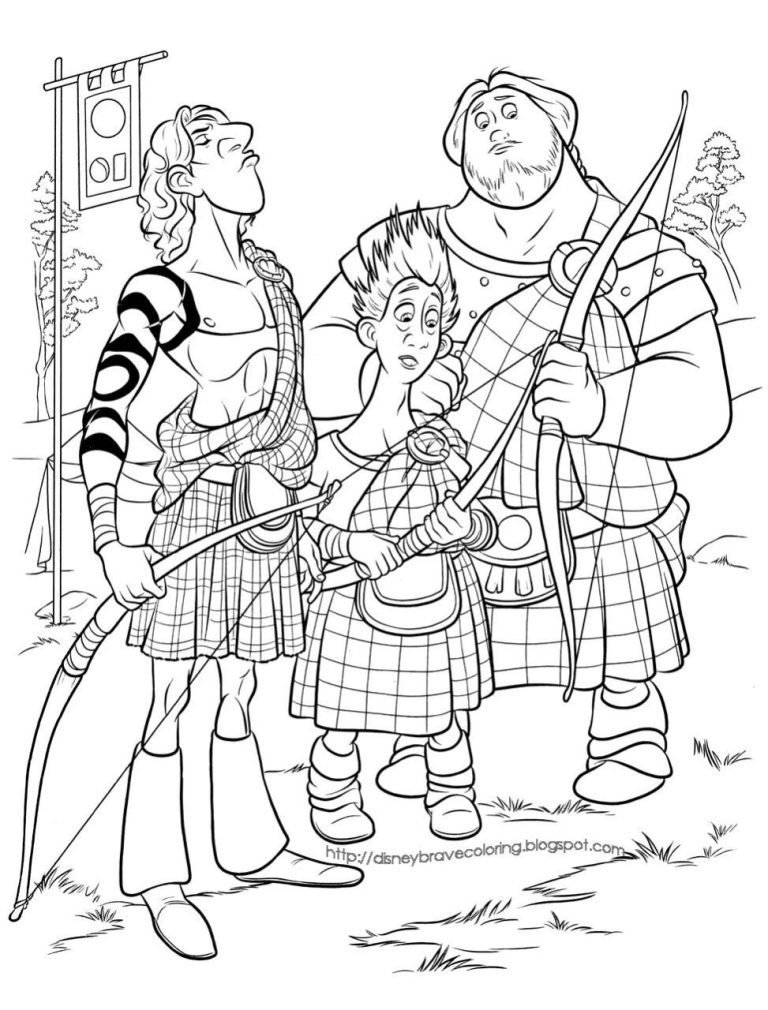 Brave Coloring Pages