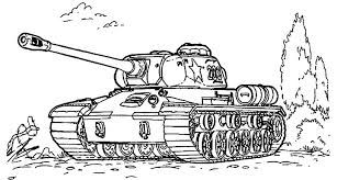 Tank Coloring Pages