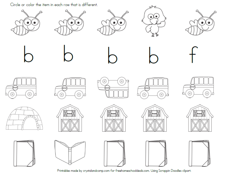 Pre K Worksheets Letter B