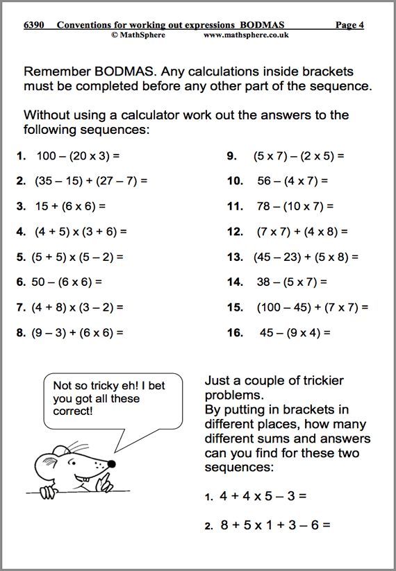 Algebra Worksheets Pdf