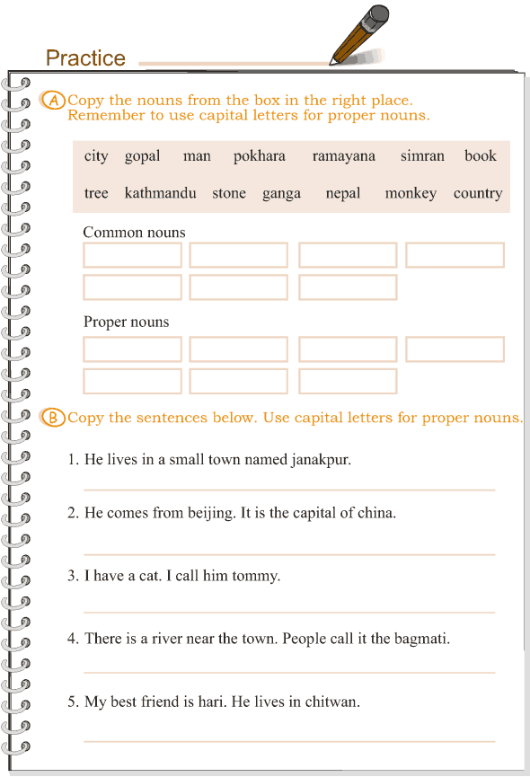 Grade 1 Common And Proper Nouns Worksheet Pdf