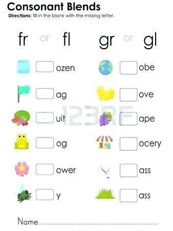 Blends Worksheets For Grade 1