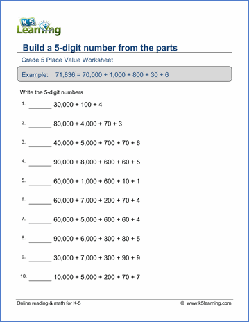 K5 Learning Grade 2 Math