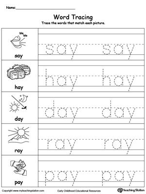 Writing Sheets For Toddlers