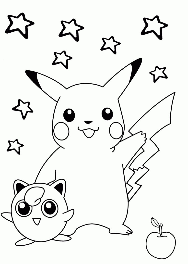 Pokemon Coloring Pages For Kids