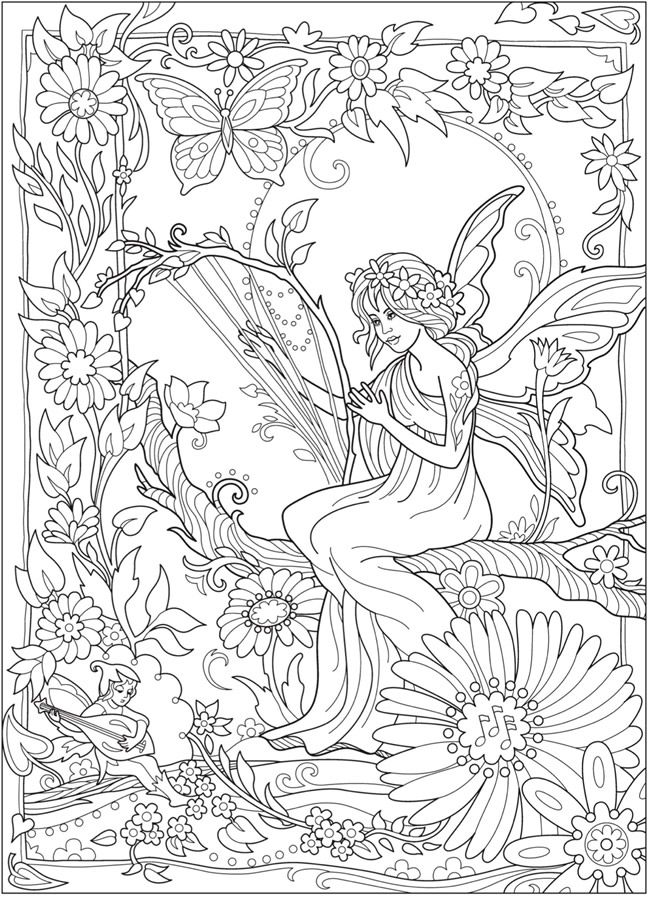 Fairy Coloring Pages