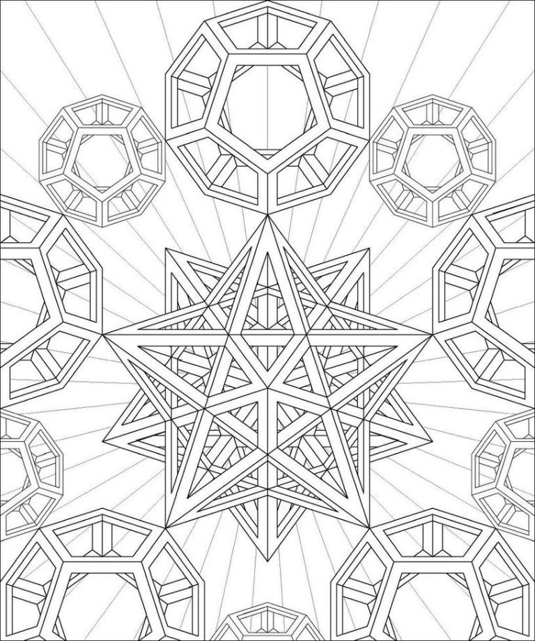 Geometric Coloring Pages