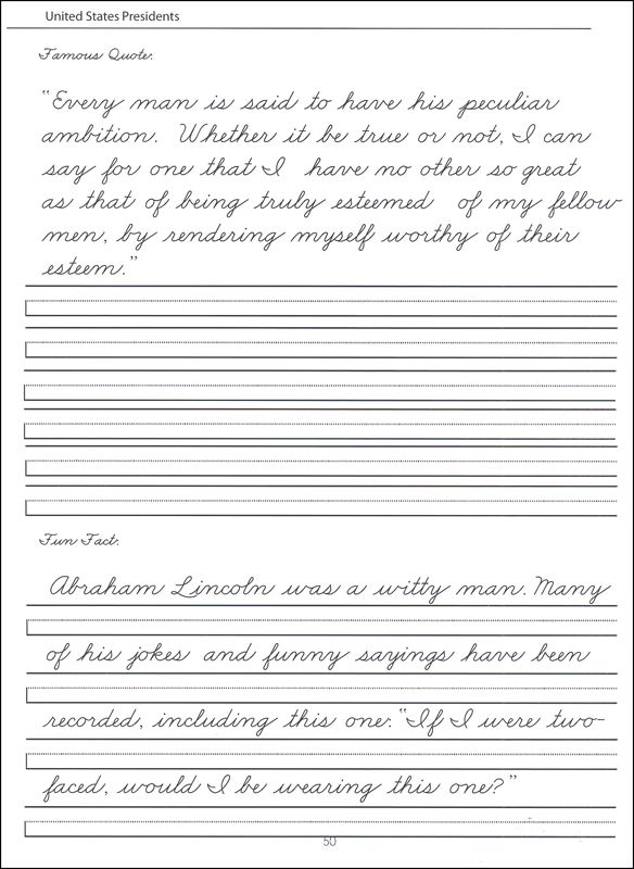 Advanced Cursive Writing Sentences Worksheets Pdf