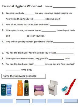 Personal Hygiene Worksheets Keeping Clean Worksheets For Grade 1