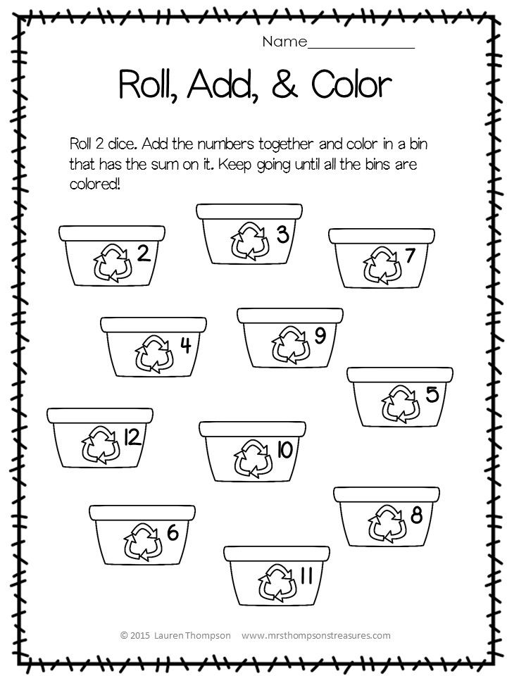 Earth Day Worksheets For Preschool