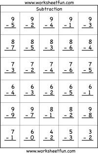 Printable Math Worksheets For Kindergarten