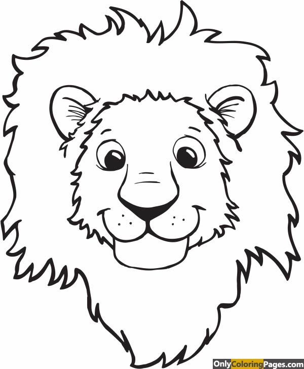 Lion Coloring Sheet