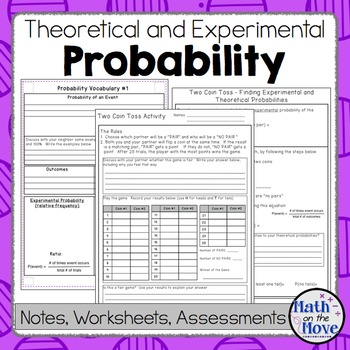 Experimental Probability Worksheet