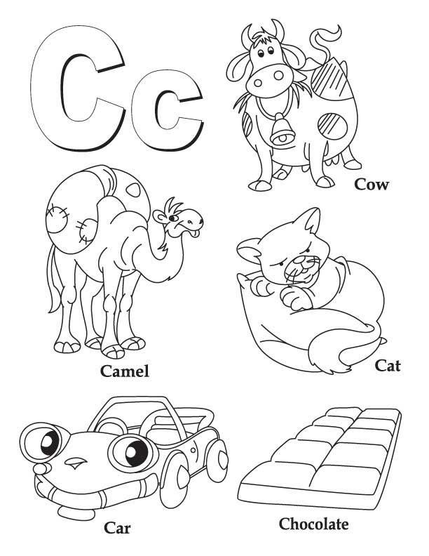 Alphabet Coloring Pages C