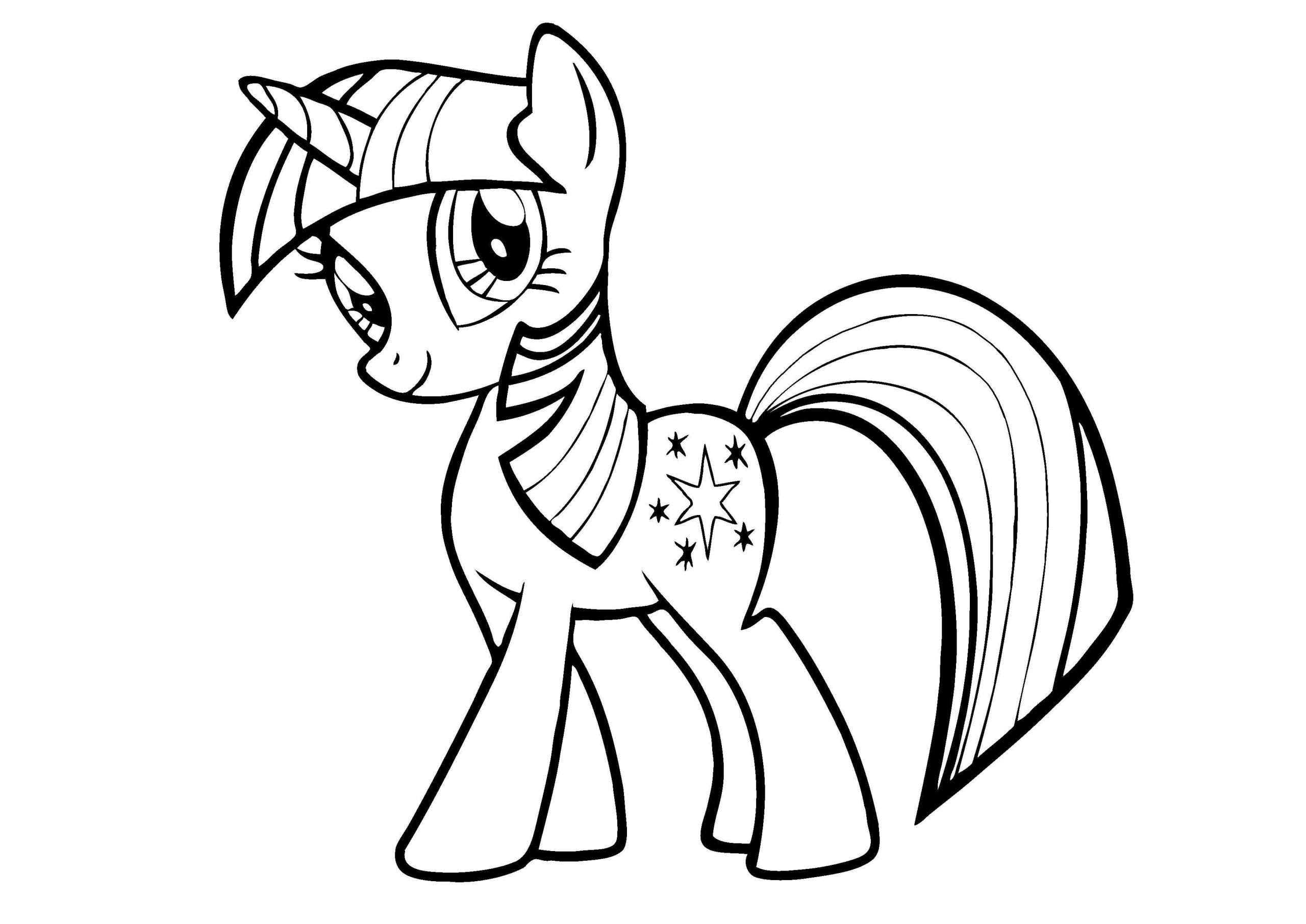 My Little Pony Coloring Pages Twilight Sparkle