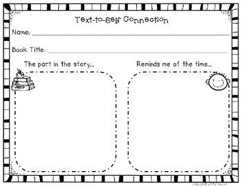 Making Connections Worksheet First Grade